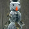 Snow Man Wild Bird Feeder