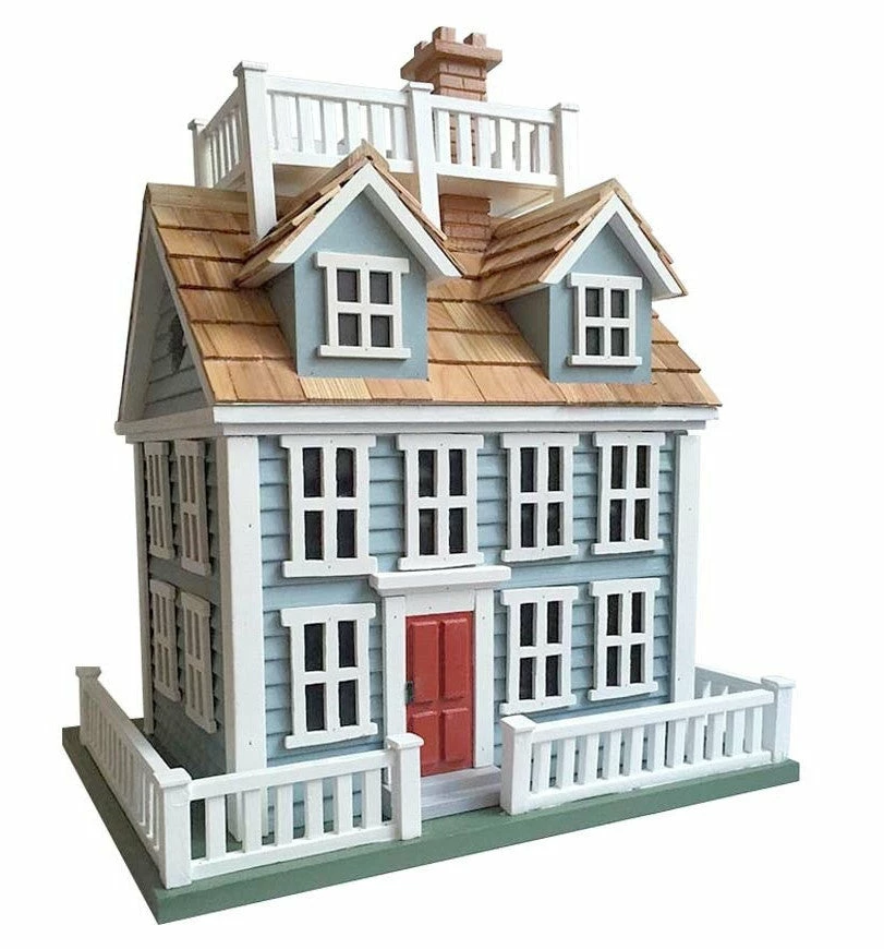 Nantucket Birdhouse- Two Nest 1 Nantucket Birdhouse- Two Nest