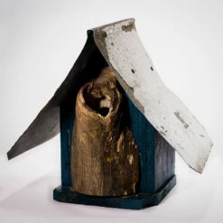 Natural Log Front Birdhouses 9 Natural Log Front Birdhouses -US Poultry Sales Store Natural Log Front Birdhouse 4A
