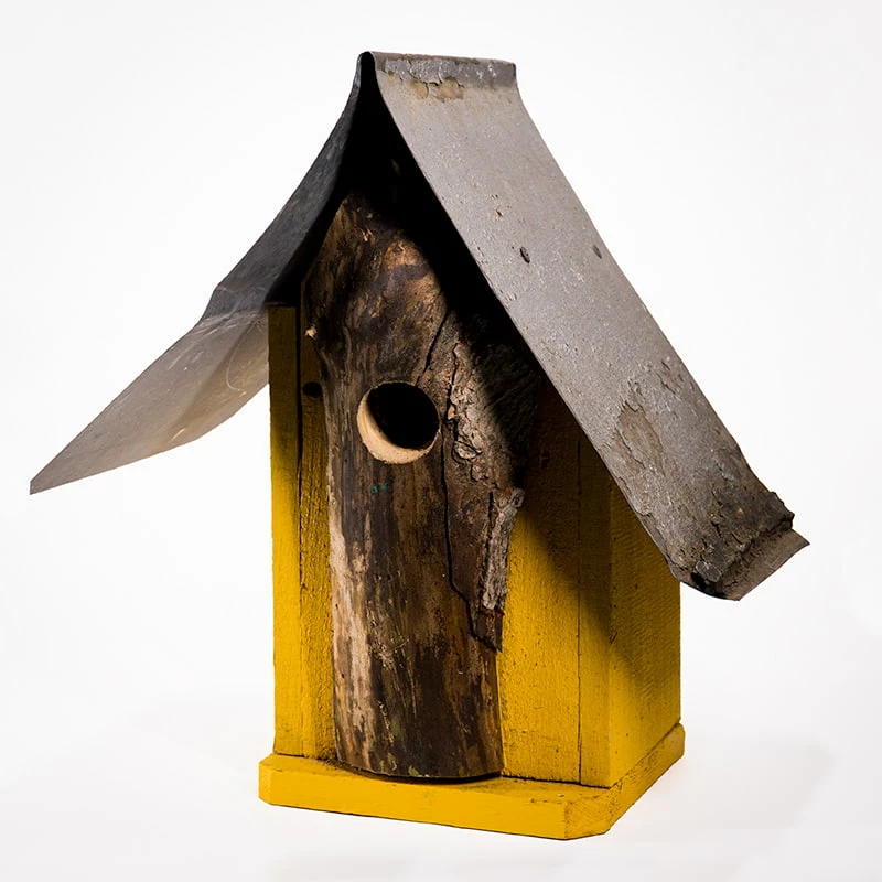 Natural Log Front Birdhouses 4 Natural Log Front Birdhouses - Image 4