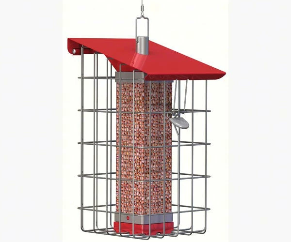 Nuttery Tall Caged Feeder 1 Nuttery Tall Caged Feeder