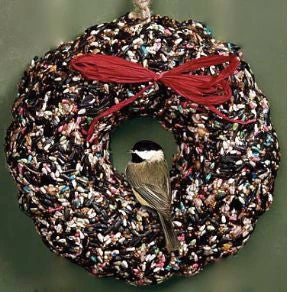 Large Bird Seed Wreath 1 Large Bird Seed Wreath