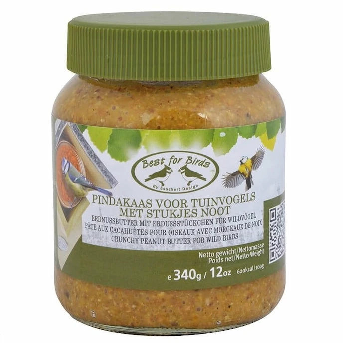 ESSCHERT DESIGN Peanut Butter For Wild Birds Set/2 1 ESSCHERT DESIGN Peanut Butter For Wild Birds Set/2