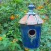 Pottery Cottage Birdhouse