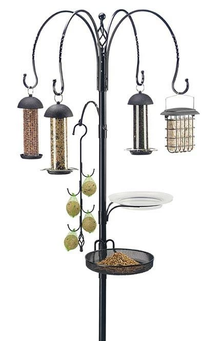 Complete Bird Feeding Station With Feeders 1 Complete Bird Feeding Station With Feeders