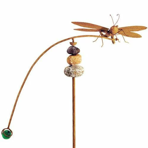 Large Dragonfly Kinetic Garden Stake 2 Large Dragonfly Kinetic Garden Stake - Image 2
