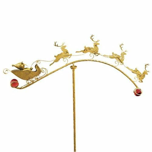 Reindeer And Sleigh Garden Stake 3 Reindeer And Sleigh Garden Stake - Image 3