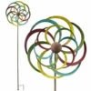 Flower Spinner Garden Stake 58"