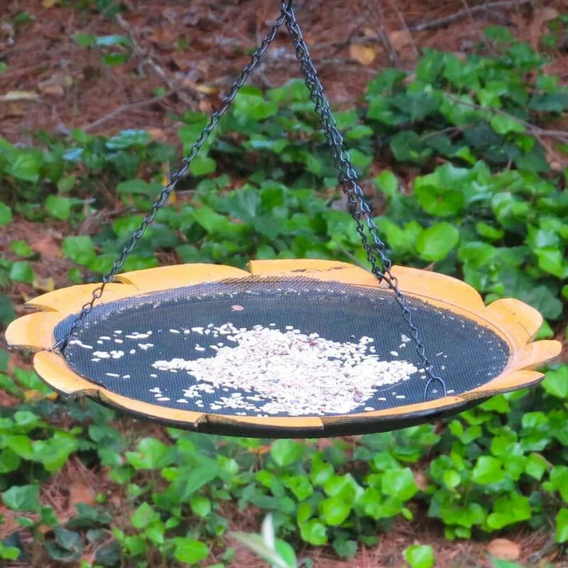 Recycled Tire Hanging Platform Feeder 2 Recycled Tire Hanging Platform Feeder - Image 2