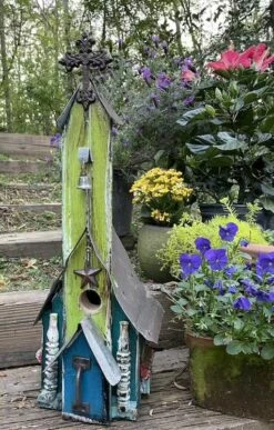 Rustic Church Birdhouses- Medium 23 Rustic Church Birdhouses- Medium -US Poultry Sales Store Rustic Church Birdhouse 11