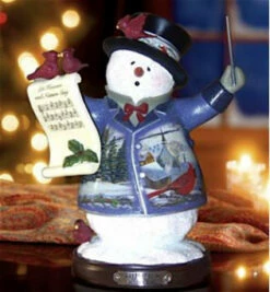 Heaven & Nature Sing Snowman Figurine
