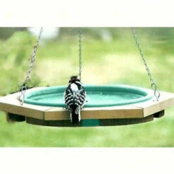 Classic Hanging Wood Bird Bath 5 Classic Hanging Wood Bird Bath -US Poultry Sales Store SE504