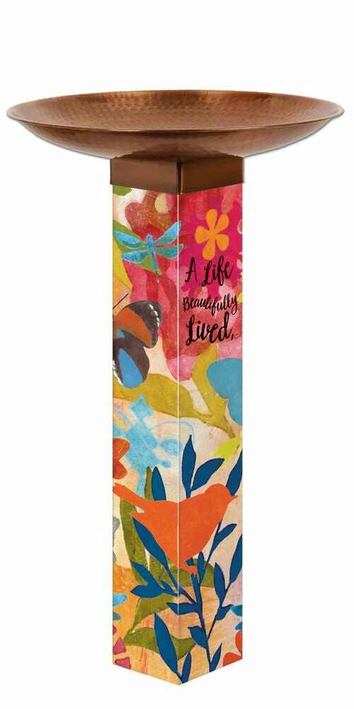 Sentimental Journey Tall Bird Bath 1 Sentimental Journey Tall Bird Bath