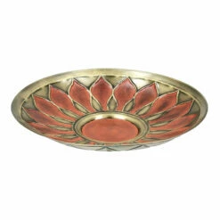 Brass Leaves Solar Bubbler Bird Bath 11 Brass Leaves Solar Bubbler Bird Bath -US Poultry Sales Store Solar Bird Bath Deatil