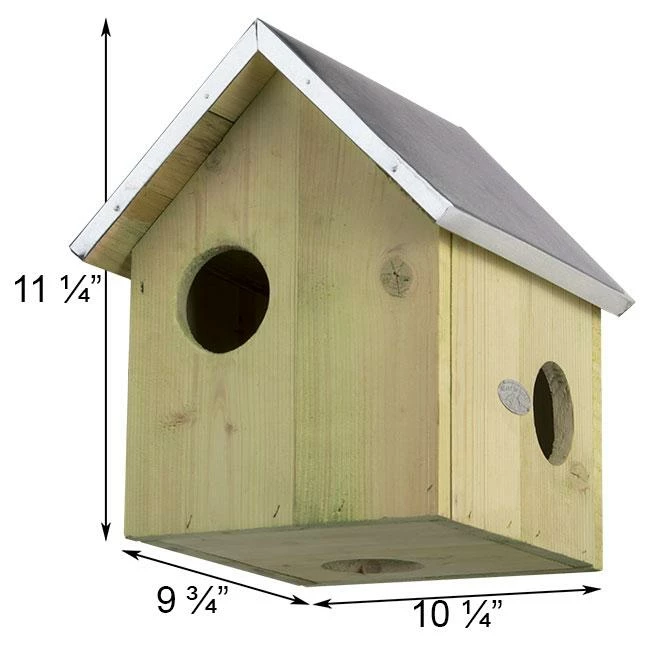 ESSCHERT DESIGN Squirrel House With Bottom Entry 2 ESSCHERT DESIGN Squirrel House With Bottom Entry - Image 2