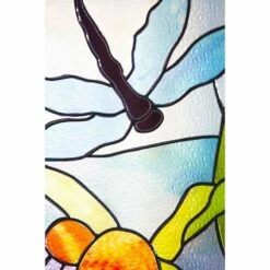 Stained Glass Dragonfly Panel 5 Stained Glass Dragonfly Panel -US Poultry Sales Store Stained Glass Dragonfly Detail