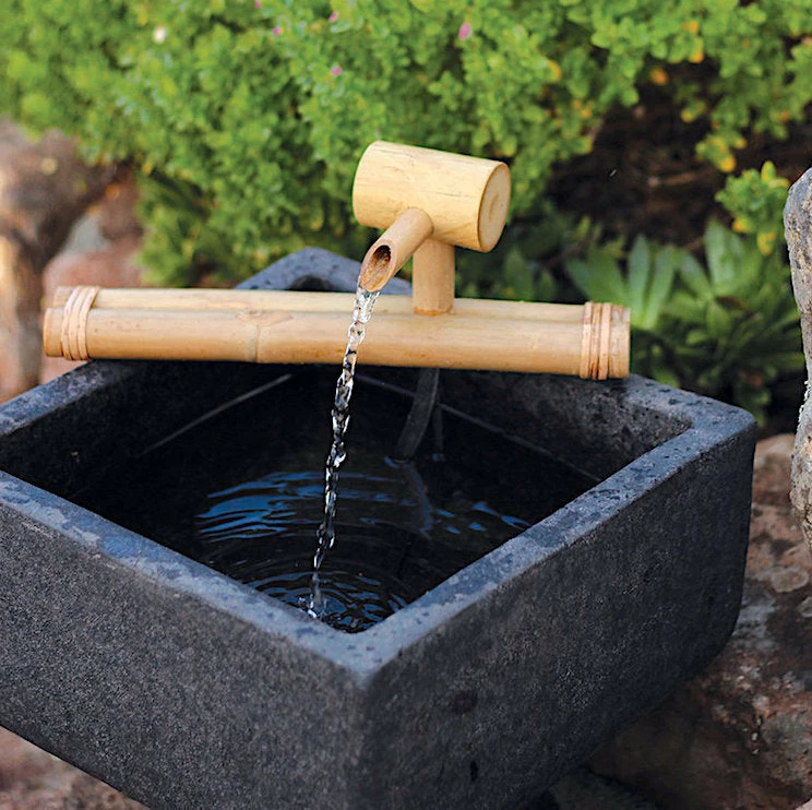 Traditional Bamboo Fountain Kit 1 Traditional Bamboo Fountain Kit