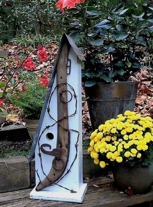 Vinatge Farm Birdhouses- 3 Styles 2 Vinatge Farm Birdhouses- 3 Styles - Image 2