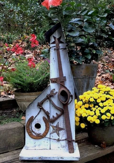 Vinatge Farm Birdhouses- 3 Styles 1 Vinatge Farm Birdhouses- 3 Styles
