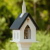 Church Bird Feeder Vinyl/PVC