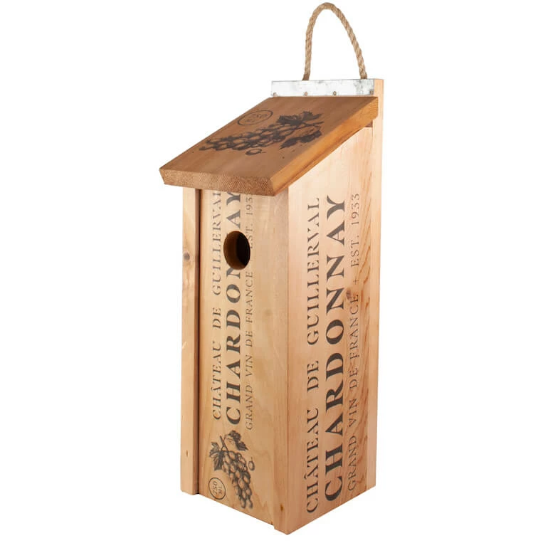 Wine Crate Birdhouse 3 Wine Crate Birdhouse - Image 3