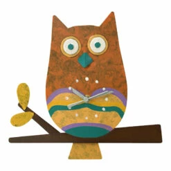 Wise Owl Pendulum Clock