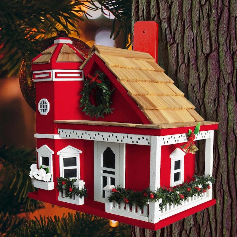 Yuletide Cottage Birdhouse 1 Yuletide Cottage Birdhouse