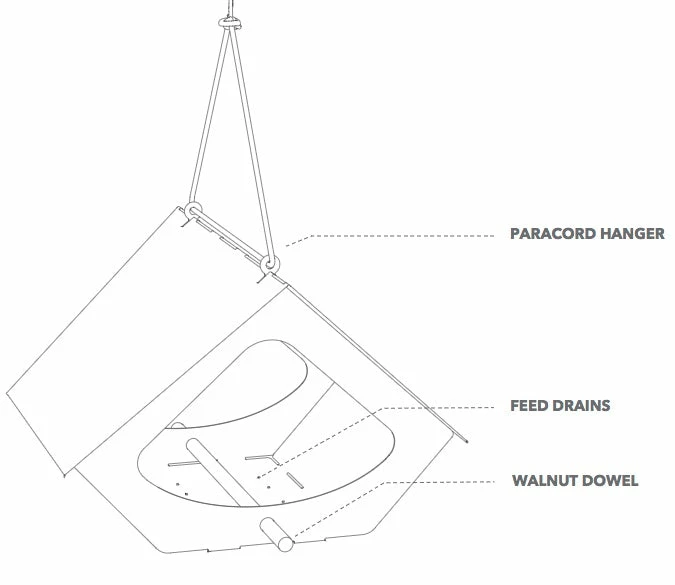 Beekman Fly-Thru Bird Feeder 5 Beekman Fly-Thru Bird Feeder - Image 5