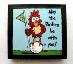 Birdies Golf Plaque