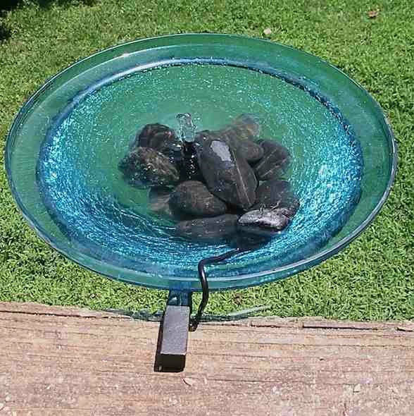 Solar Bubbler Bird Bath-Deck Mount Or Ground 2 Solar Bubbler Bird Bath-Deck Mount Or Ground - Image 2