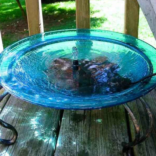 Solar Bubbler Bird Bath-Deck Mount Or Ground 1 Solar Bubbler Bird Bath-Deck Mount Or Ground