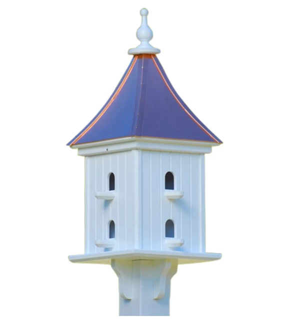 Copper Roof Birdhouse 28x12- 8 Perches 3 Copper Roof Birdhouse 28x12- 8 Perches - Image 3