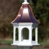 Copper Roof Gazebo Bird Feeder Bell Shape - 28x12