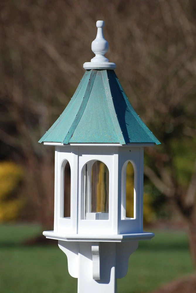 Copper Roof Gazebo Bird Feeder - 28x10 2 Copper Roof Gazebo Bird Feeder - 28x10 - Image 2