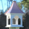 Copper Roof Bird Feeder Square Gazebo - 36x14