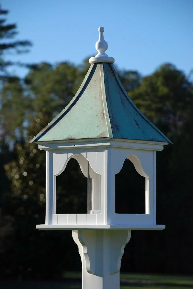 Copper Roof Bird Feeder Square Gazebo - 36x14 2 Copper Roof Bird Feeder Square Gazebo - 36x14 - Image 2