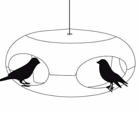 Koziol Retro Wild Bird Feeder 2 Koziol Retro Wild Bird Feeder - Image 2