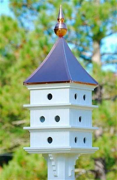 Copper Roof Purple Martin House 52x18 1 Copper Roof Purple Martin House 52x18