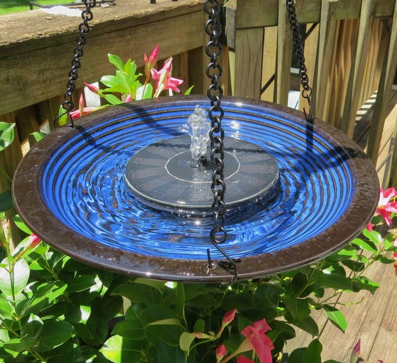 Solar Hanging Bird Bath 2 Solar Hanging Bird Bath - Image 2