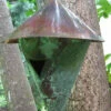 Aged Copper Birdhouse