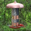 OPUS Large Capacity Triple Tube Bird Feeder W/ Copper Ports