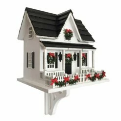 Lighted Holiday Birdhouse 5 Lighted Holiday Birdhouse -US Poultry Sales Store lighted holiday birdhouse with bracket