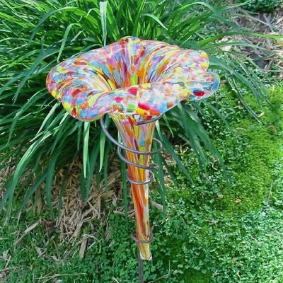 Tall Glass Butterfly Feeder & Bath 3 Tall Glass Butterfly Feeder & Bath - Image 3