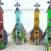 Rustic Church Birdhouses- Medium