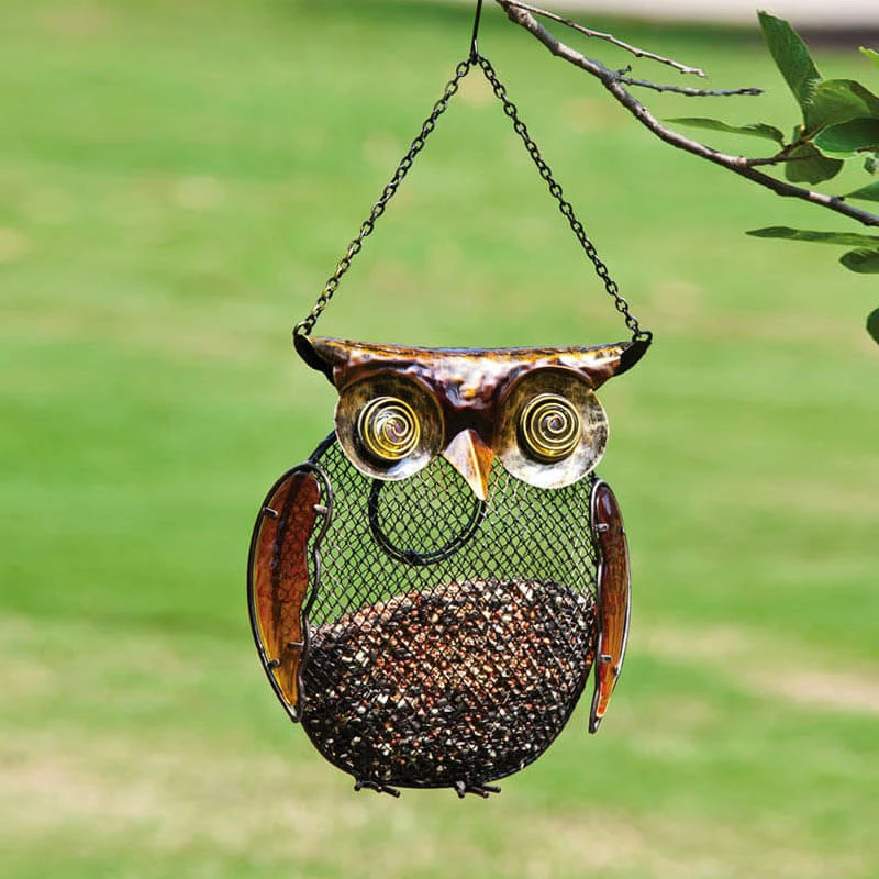 Owl Seed & Peanut Bird Feeder 1 Owl Seed & Peanut Bird Feeder