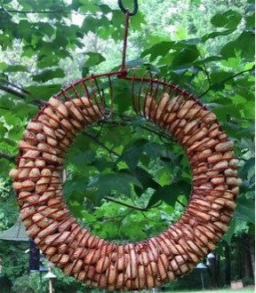 Whole Peanut Wreath Feeder 3 Whole Peanut Wreath Feeder - Image 3