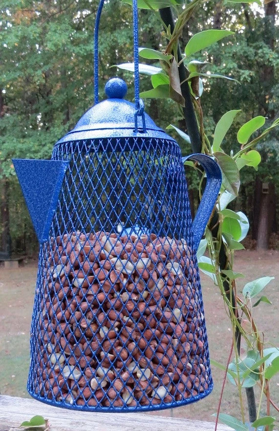 Teapot Bird Feeder- Peanuts/Sunflower 2 Teapot Bird Feeder- Peanuts/Sunflower - Image 2