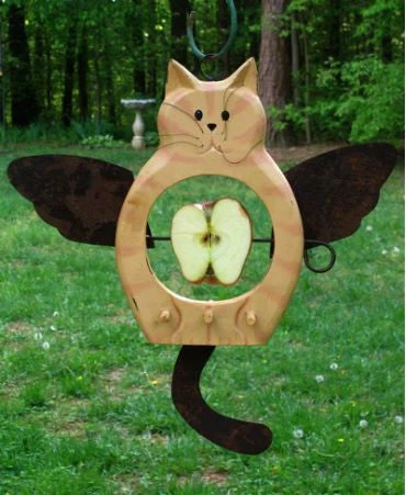 Angel Cats Fruit & Suet Feeder With Suet 2 Angel Cats Fruit & Suet Feeder With Suet - Image 2