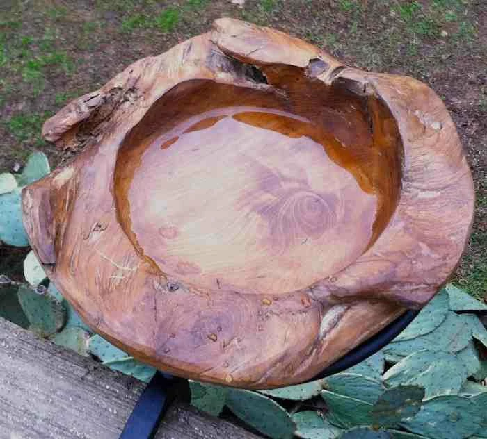 Teak Bird Bath, Deck-Mount Or Ground 2 Sizes 1 Teak Bird Bath, Deck-Mount Or Ground 2 Sizes