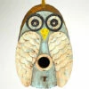 Distressed Owl Birdhouse
